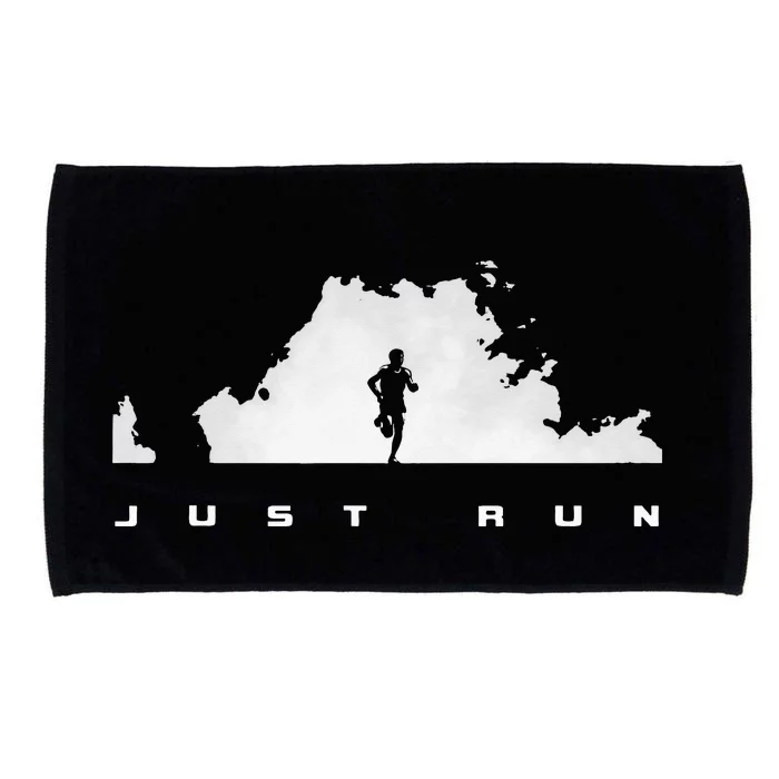 Funny Marathon Running Jogging Mothers Day Microfiber Hand Towel