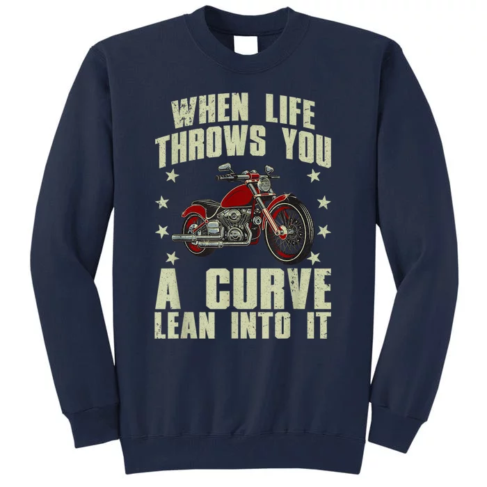 Funny Motorcycle Racer Design For Motorcycle Lover Tall Sweatshirt