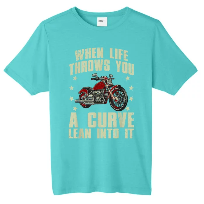 Funny Motorcycle Racer Design For Motorcycle Lover ChromaSoft Performance T-Shirt