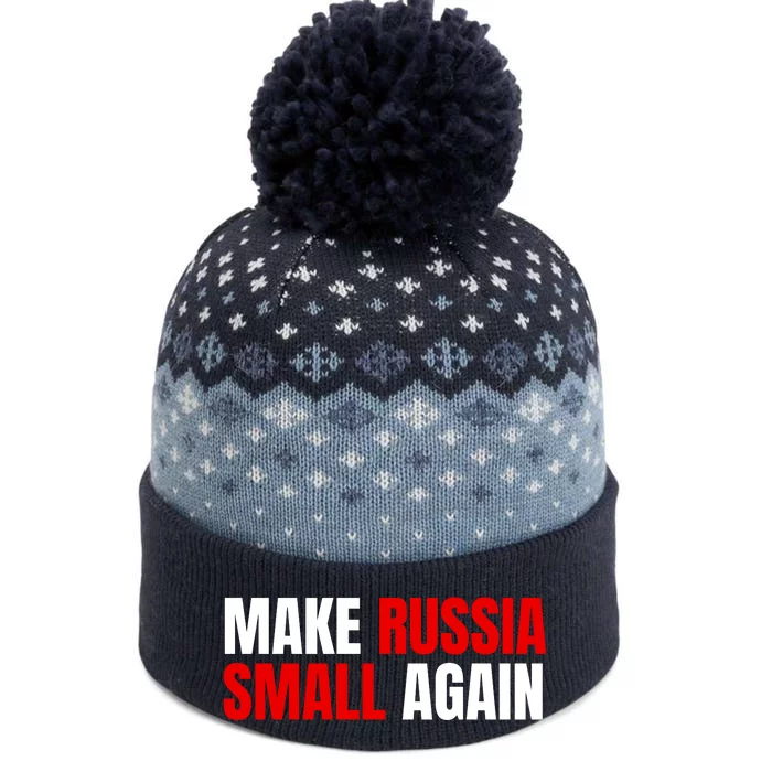 Funny Make Russia Small Again The Baniff Cuffed Pom Beanie