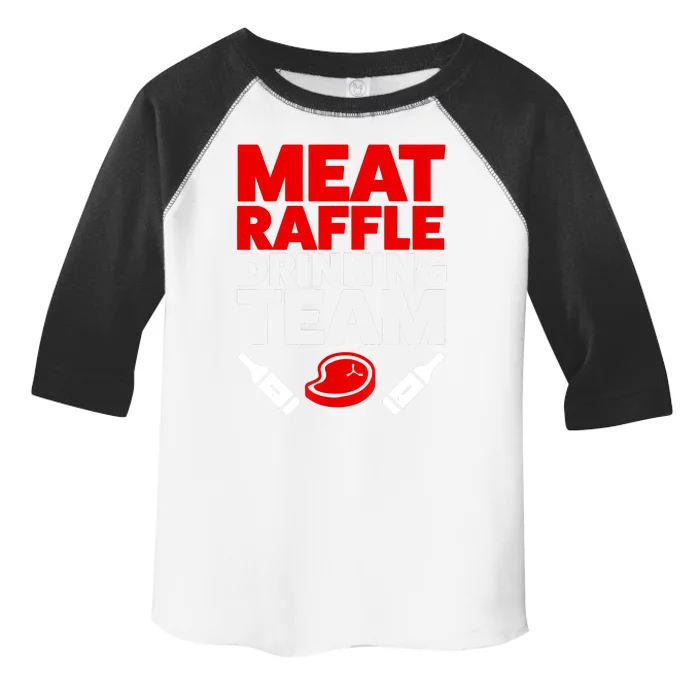 Funny Meat Raffle Drinking Team Buffalo NY Minnesota Toddler Fine Jersey T-Shirt