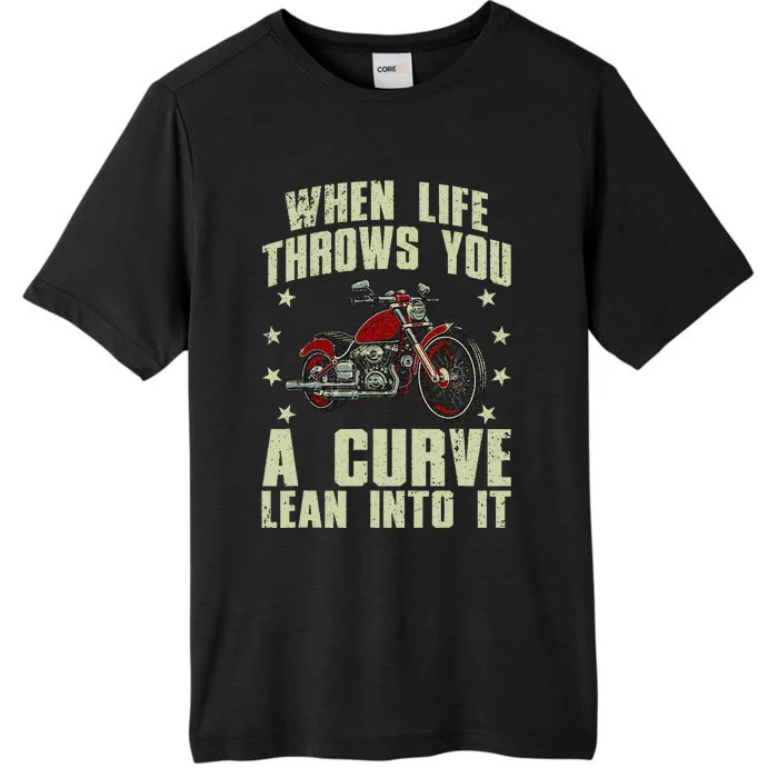 Funny Motorcycle Racer Design Motorcycle Lover ChromaSoft Performance T-Shirt