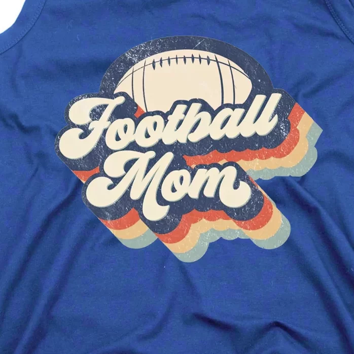 Football Mom Retro American Football Mothers Day Mom Mama Funny Gift Tank Top