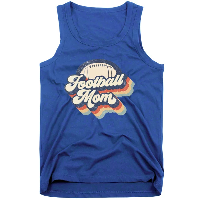 Football Mom Retro American Football Mothers Day Mom Mama Funny Gift Tank Top