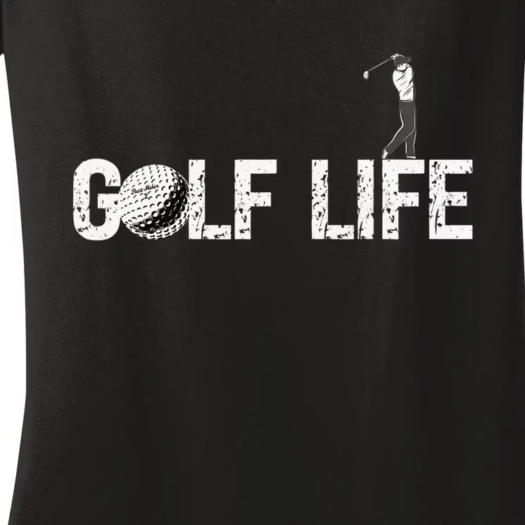 Funny My Retirement Vehicle Golf Cart Women's V-Neck T-Shirt