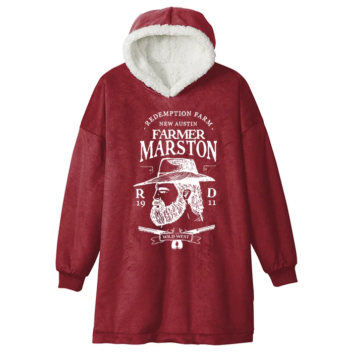 Farmer Marston Redemption Farm New Austin 1911 Hooded Wearable Blanket