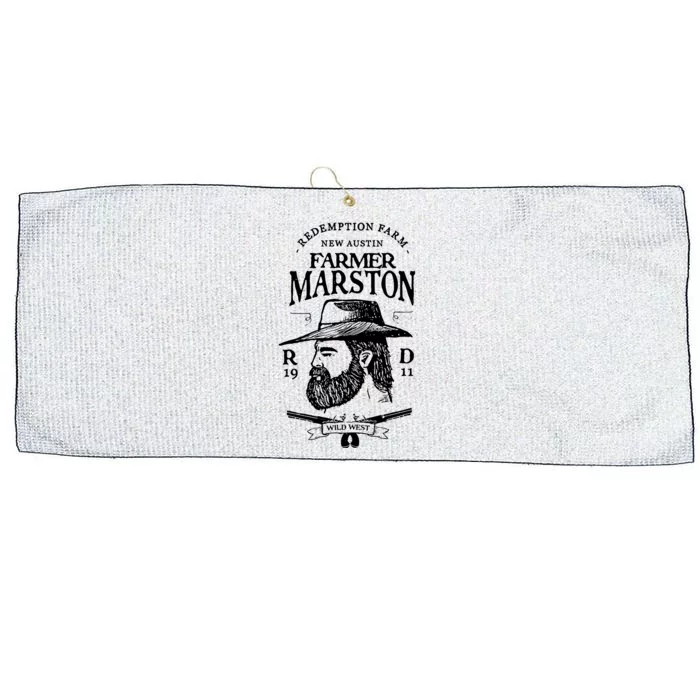 Farmer Marston Redemption Farm New Austin 1911 Large Microfiber Waffle Golf Towel