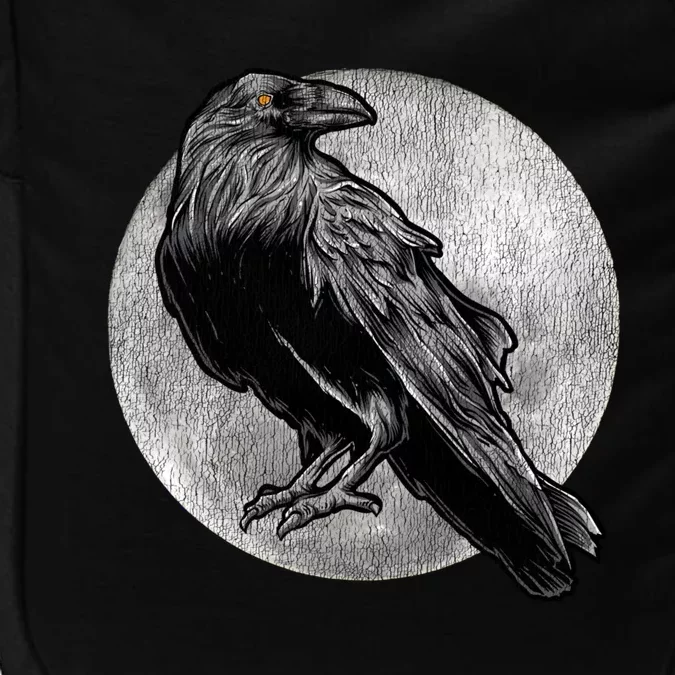 Full Moon Raven Bird Gift Scary Crow Impact Tech Backpack