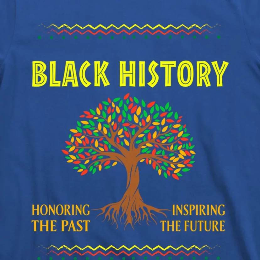 February Map Retro Black History Month African America Pride Cool Gift T-Shirt