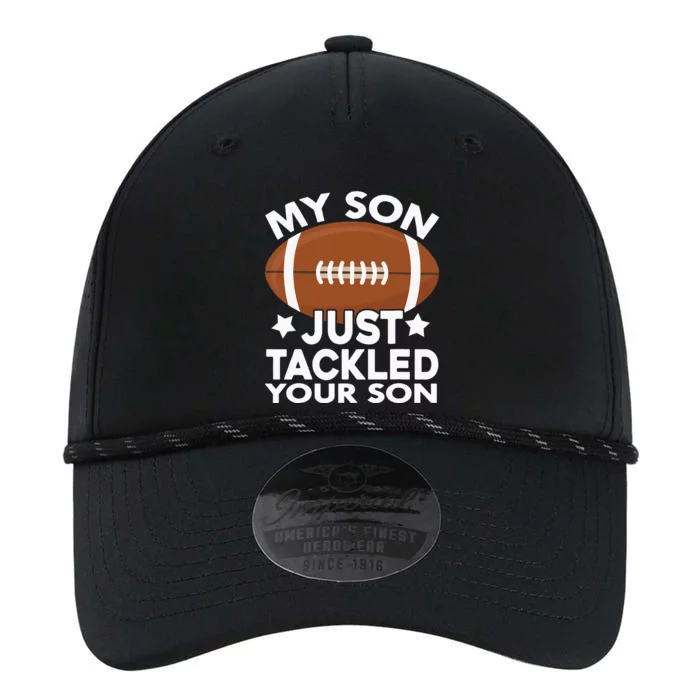 Funny My Son Just Tackled Your Son Football Funny Cute Performance The Dyno Cap