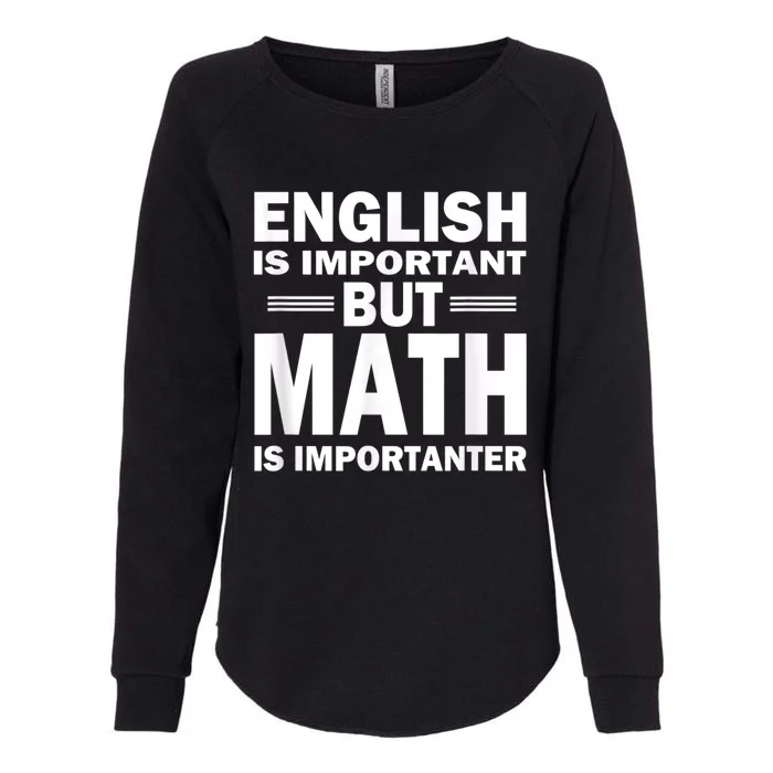 Funny Math Science Nerd Teacher Gift Idea Birthday Womens California Wash Sweatshirt