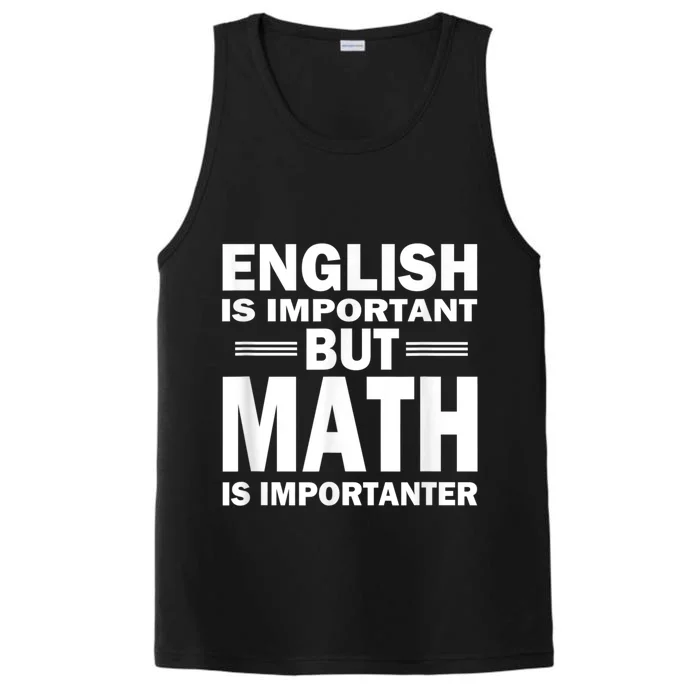 Funny Math Science Nerd Teacher Gift Idea Birthday Performance Tank