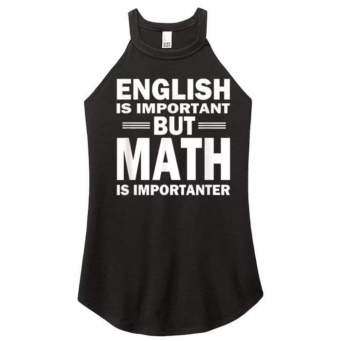 Funny Math Science Nerd Teacher Gift Idea Birthday Women’s Perfect Tri Rocker Tank