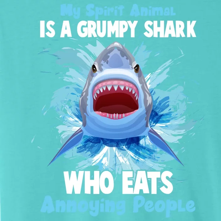 Funny My Spirit Animal Is A Grumpy Shark ChromaSoft Performance T-Shirt