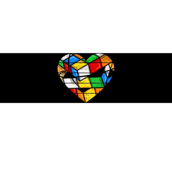 Funny Math Speed Cubing Puzzle Lover Cube Bumper Sticker