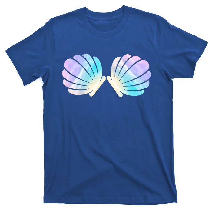 Funny Mermaid Shell Costume Gift T-Shirt