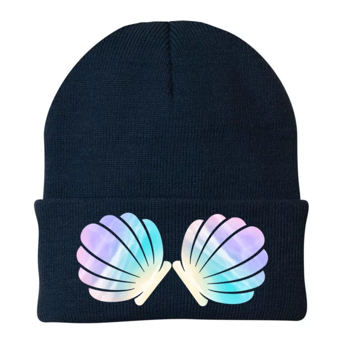 Funny Mermaid Shell Costume Gift Knit Cap Winter Beanie