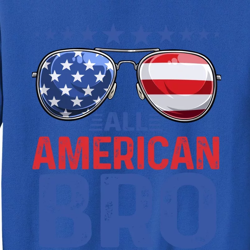 Family Matching Sunglusses All American Bro 4th Of July Usa Cool Gift Sweatshirt