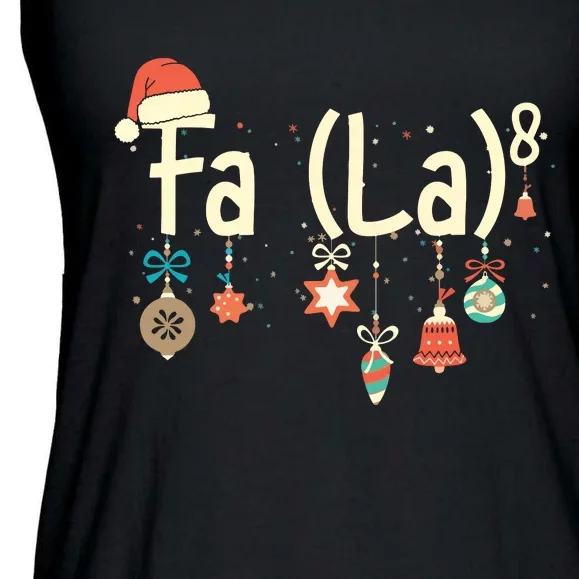 Funny Math Santa Christmas FA (LA)8 For Math Teacher Xmas Ladies Essential Flowy Tank