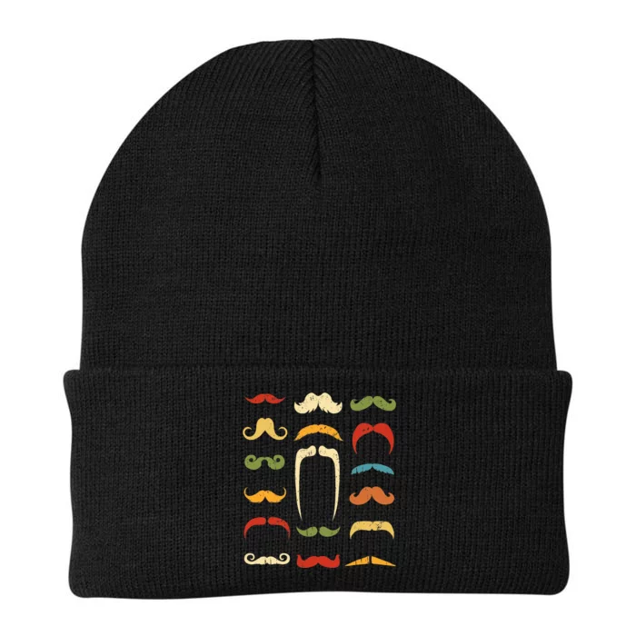 Funny Mustache Styles Retro Hipster Mustache Knit Cap Winter Beanie