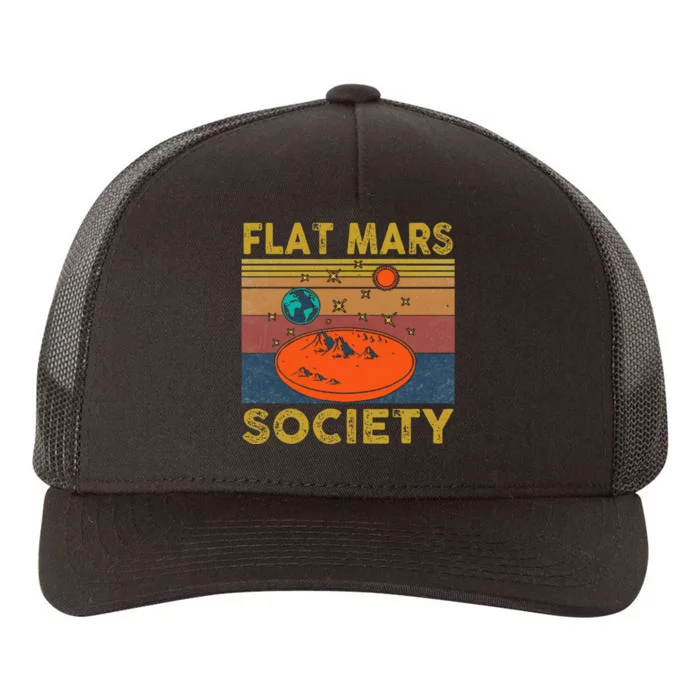 Flat Mars Society Mars Yupoong Adult 5-Panel Trucker Hat