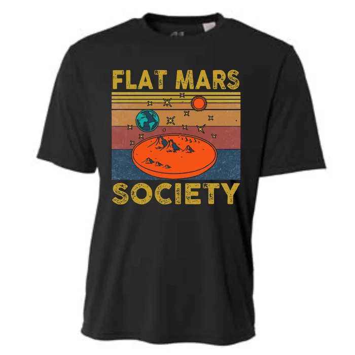 Flat Mars Society Mars Cooling Performance Crew T-Shirt