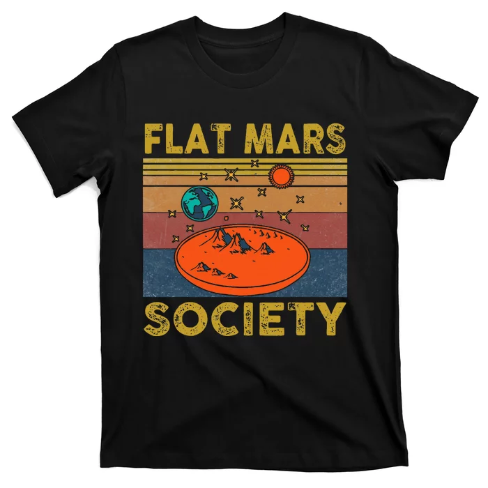 Flat Mars Society Mars T-Shirt