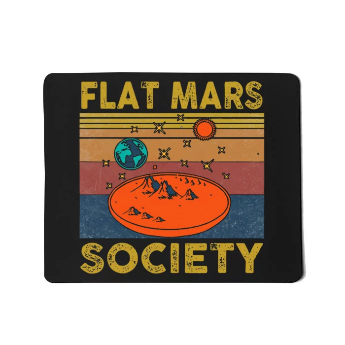 Flat Mars Society Mars Mousepad