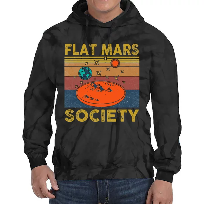 Flat Mars Society Mars Tie Dye Hoodie