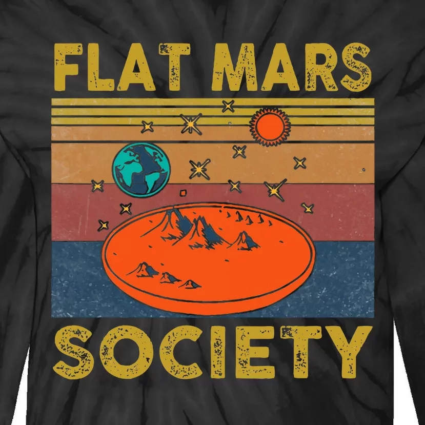 Flat Mars Society Mars Tie-Dye Long Sleeve Shirt