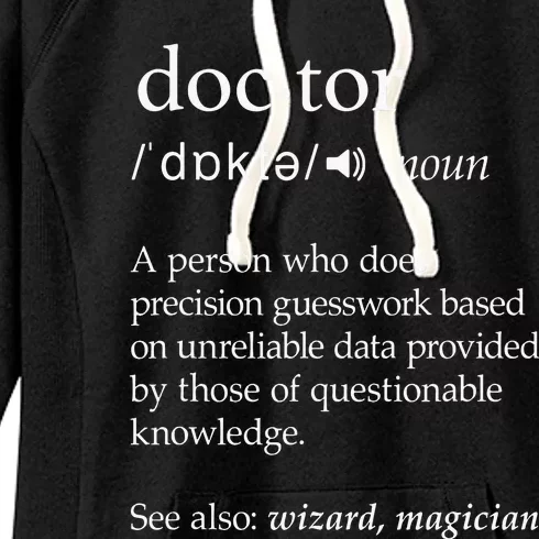 Funny Med School Student Graduation Gift Future Doctor Women's Fleece Hoodie