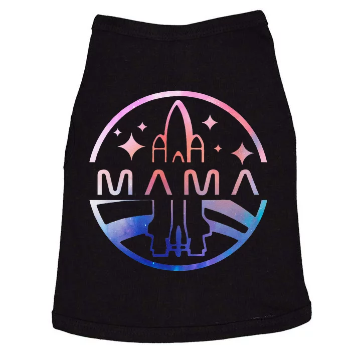 Funny Mama Space Astronaut Rocket Birthday Party Doggie Tank