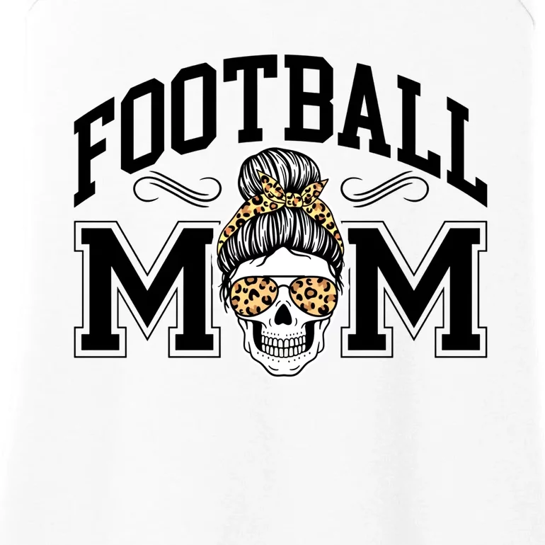 Football Mom Skull Buns American Football Gift Ladies Essential Tank