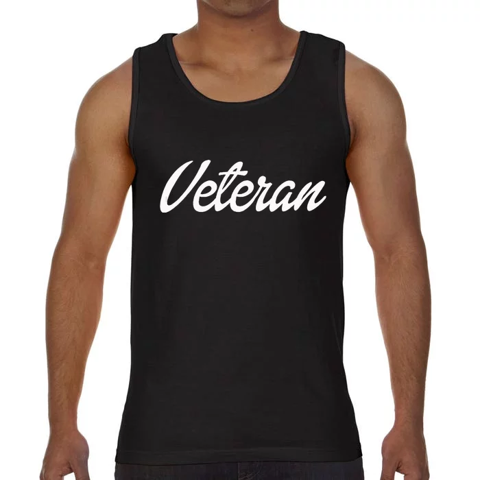 Female Military Service Veteran Gift Comfort Colors® Tank Top