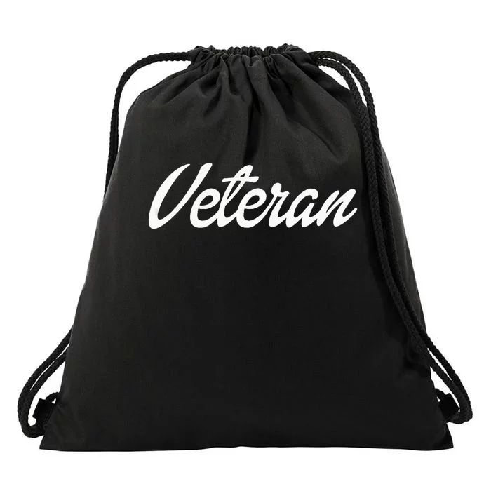 Female Military Service Veteran Gift Drawstring Bag