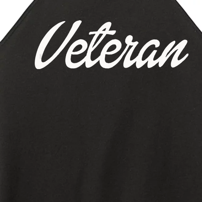 Female Military Service Veteran Gift Women’s Perfect Tri Rocker Tank