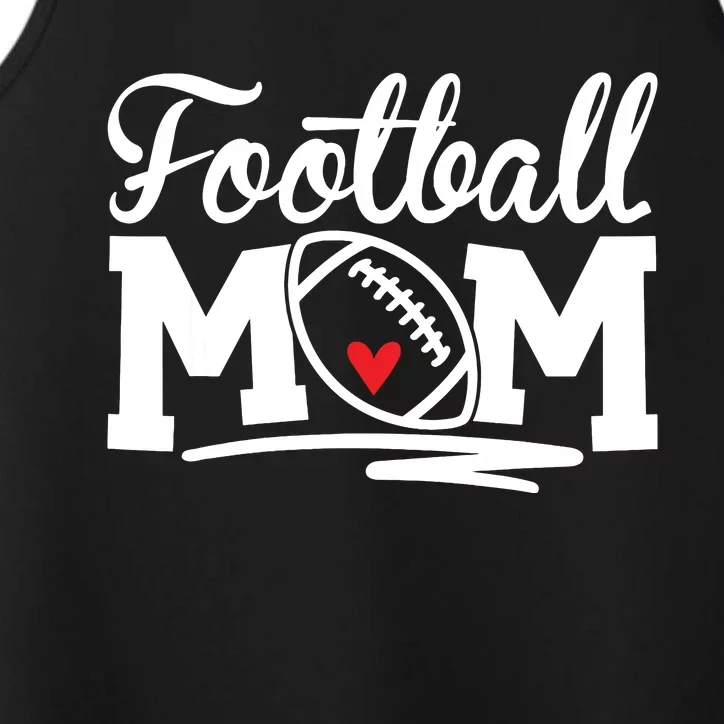 Football Mom Support Loud And Proud Football Mama Performance Tank