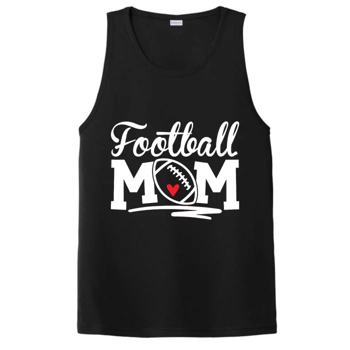 Football Mom Support Loud And Proud Football Mama Performance Tank