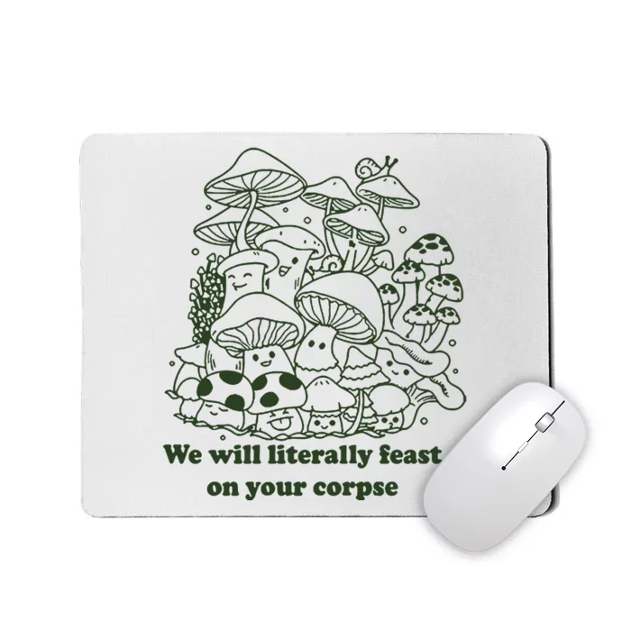 Funny Mushroom Shirts Gift Idea For Fungi Lover Mousepad