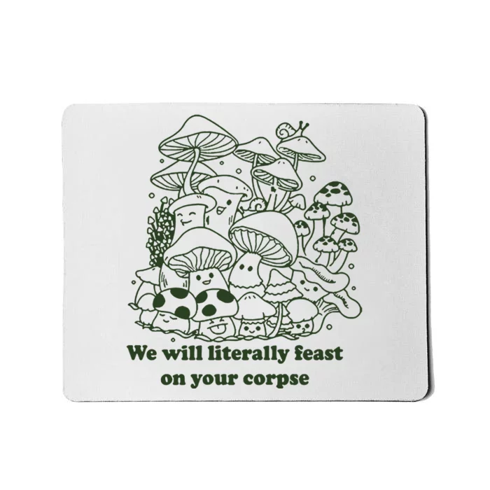 Funny Mushroom Shirts Gift Idea For Fungi Lover Mousepad