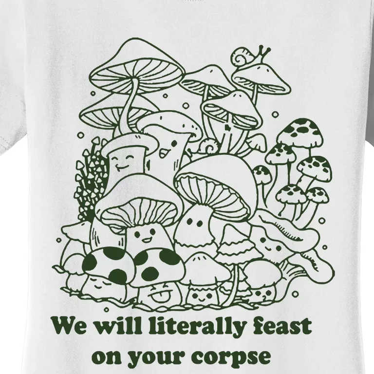 Funny Mushroom Shirts Gift Idea For Fungi Lover Women's T-Shirt