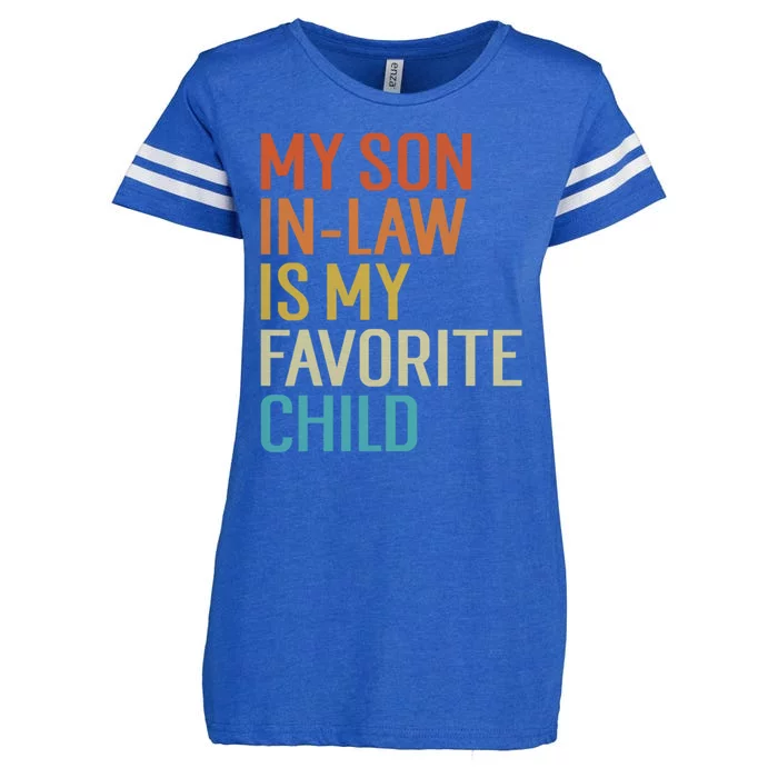 Funny My Son In Law Is My Favorite Child For Mother In Law Enza Ladies Jersey Football T-Shirt