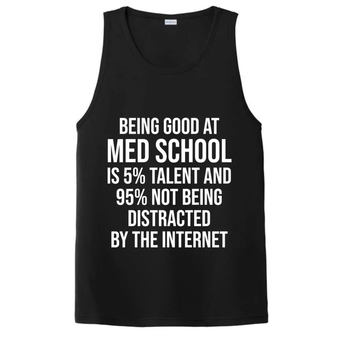 Funny Med School Student Medical Doctor Humor Gift Performance Tank