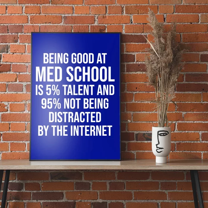 Funny Med School Student Medical Doctor Humor Gift Poster