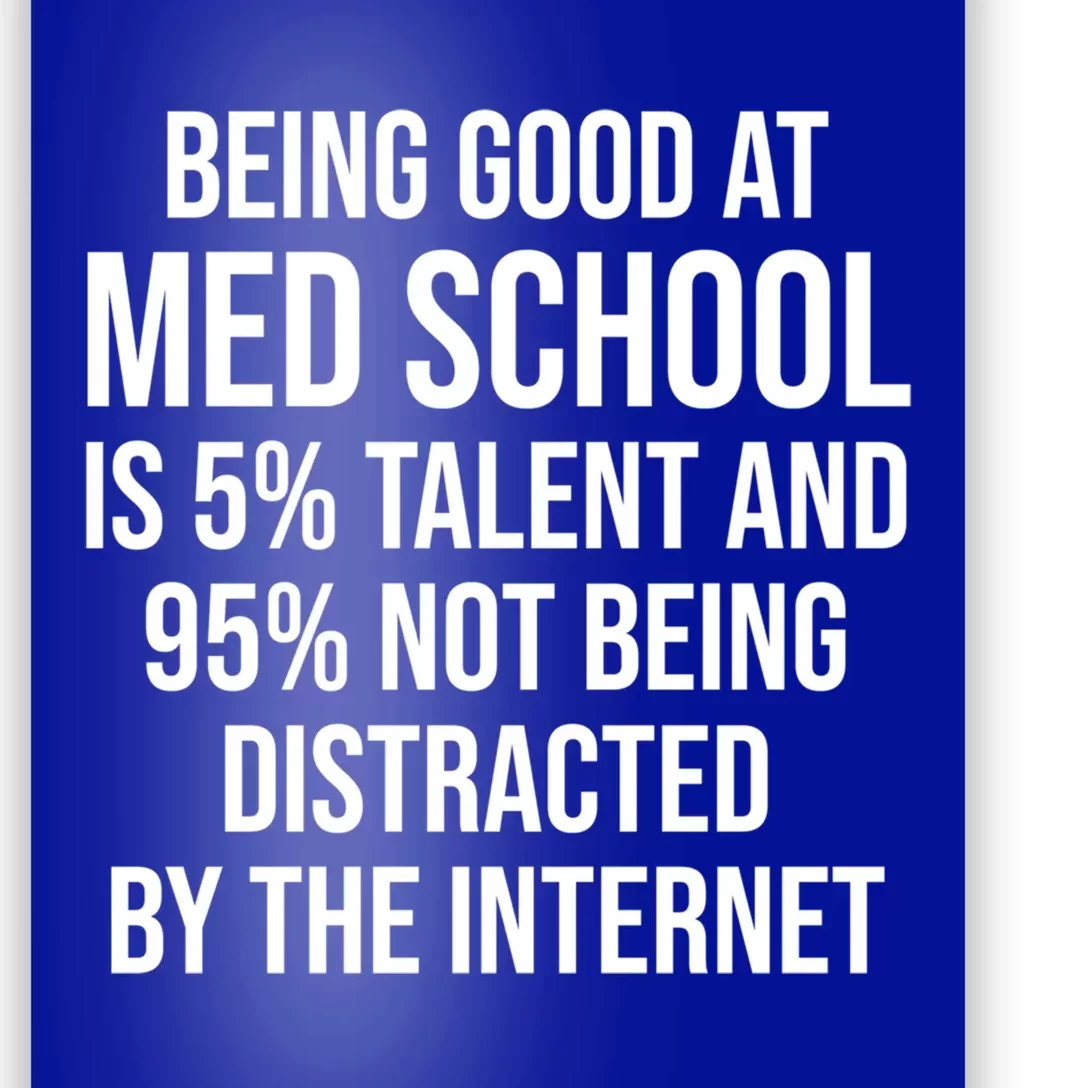 Funny Med School Student Medical Doctor Humor Gift Poster