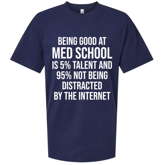 Funny Med School Student Medical Doctor Humor Gift Sueded Cloud Jersey T-Shirt