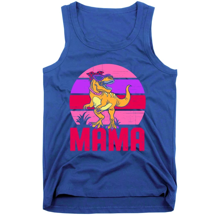 Funny Mama Saurus T Rex Dinosaur MotherS Day Gift Tank Top