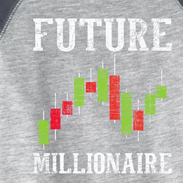 Future Millionaire Stock Exchange Day Trader Day Trading Toddler Fine Jersey T-Shirt