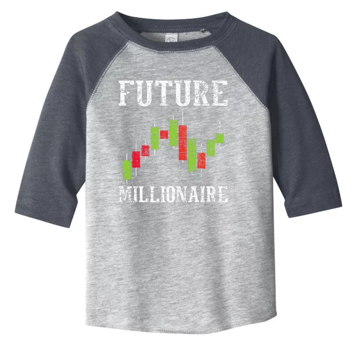 Future Millionaire Stock Exchange Day Trader Day Trading Toddler Fine Jersey T-Shirt