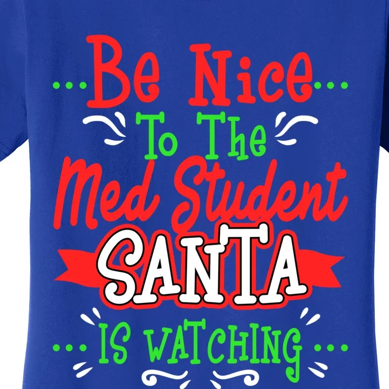 Funny Med Student Christmas Gag Gift Medical Future Doctor Gift Women's T-Shirt